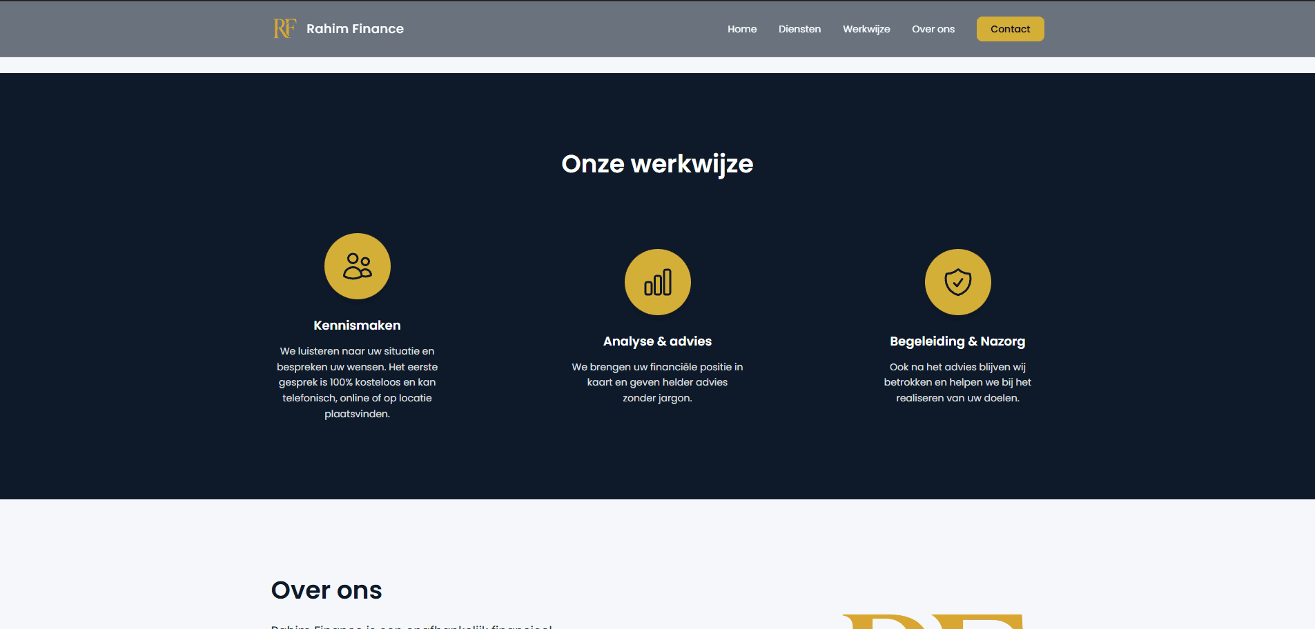 Over / Vertrouwen screenshot